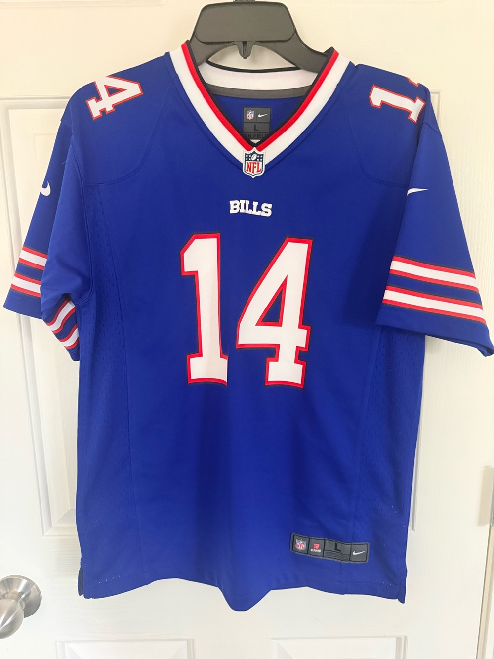 NFL Royal Blue Bills #14 Youth Football Jersey with White & Red Trim